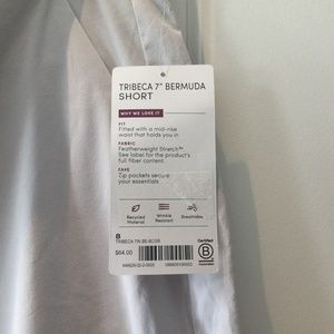 Athleta Tribeca Shorts Light Beige-Gray Size 8